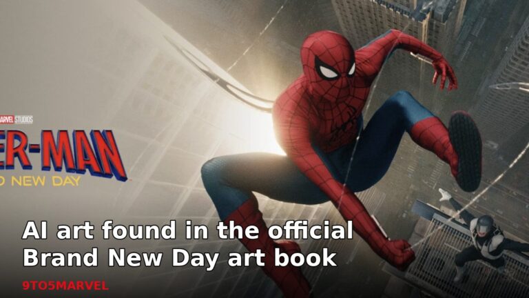 Spider-Man: Brand New Day art book sparks AI concept art backlash Spider-Man: Brand New Day art book sparks AI concept art backlash