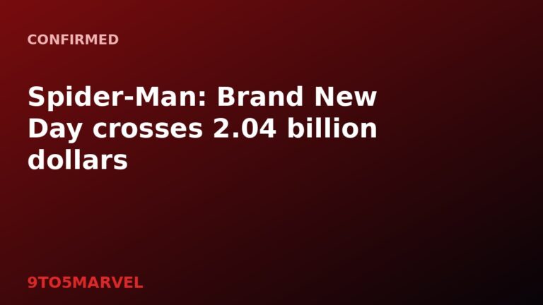 Spider-Man: Brand New Day box office crosses 2.04 billion Spider-Man: Brand New Day box office crosses 2.04 billion